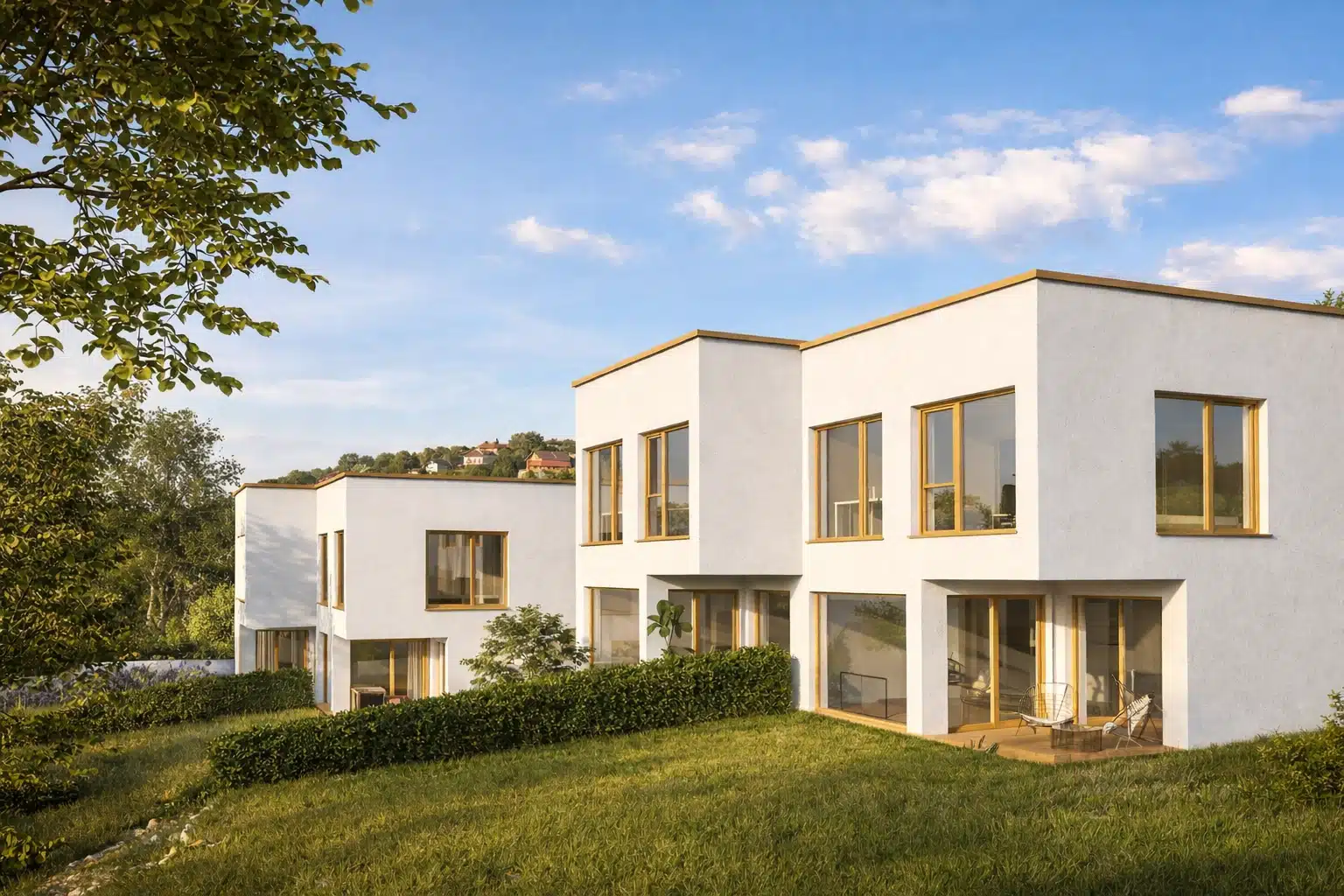 Doppelhäuser St Veit Andritz Seite