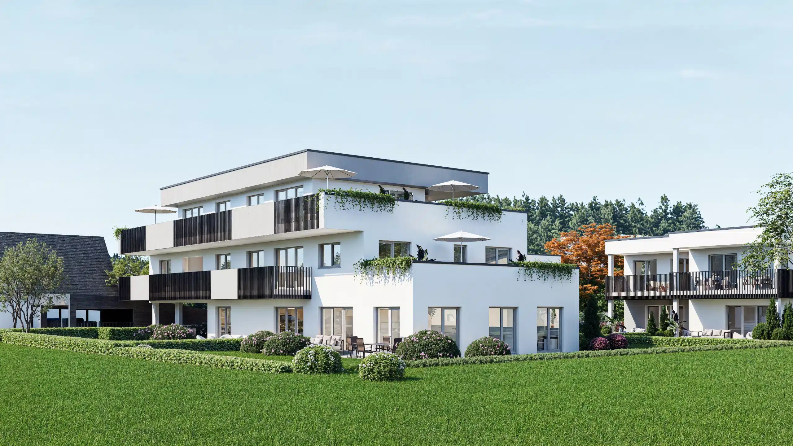 Vorderansicht Wohnbau Ullreichstraße